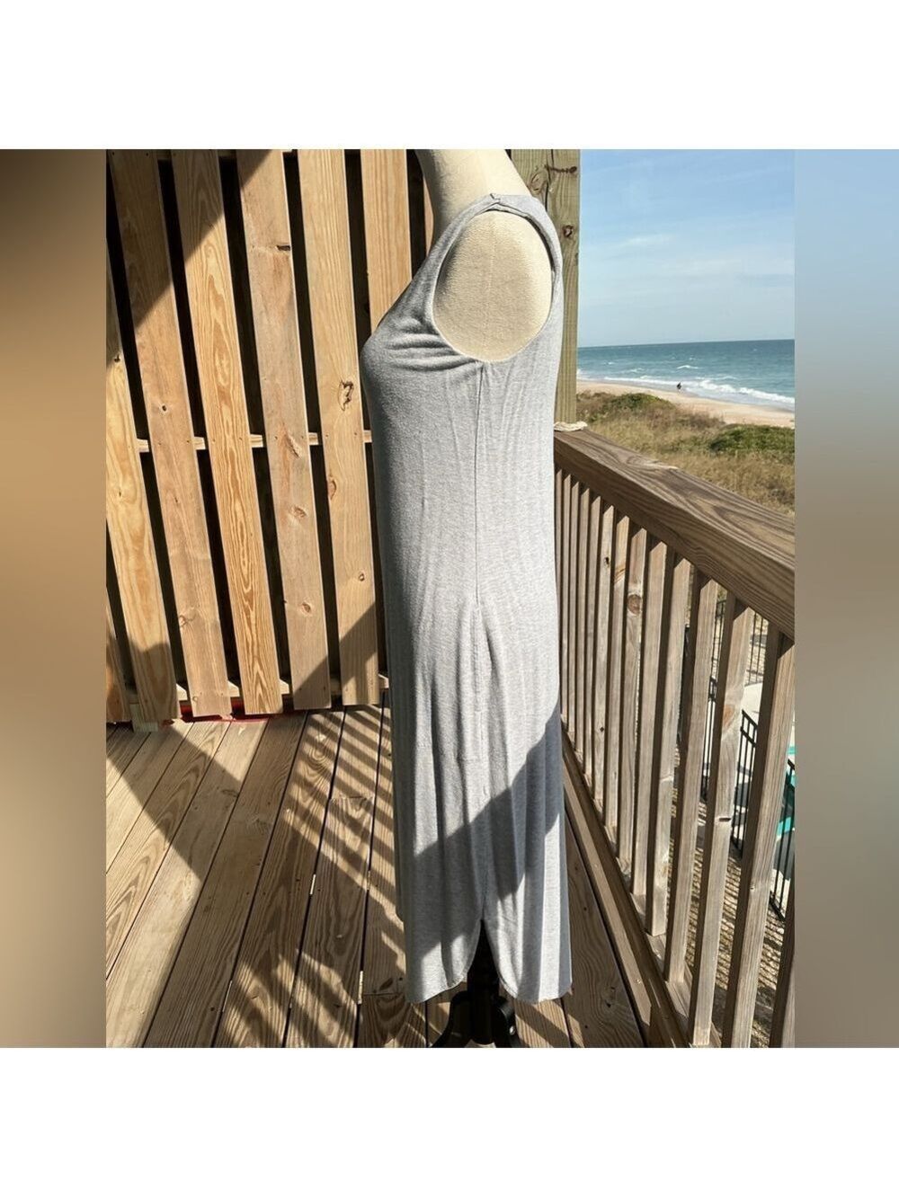 Soma Light Gray Midi Dress - Picture 5 of 10